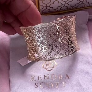 Kendra Scott Rose Gold Filigree Bracelet